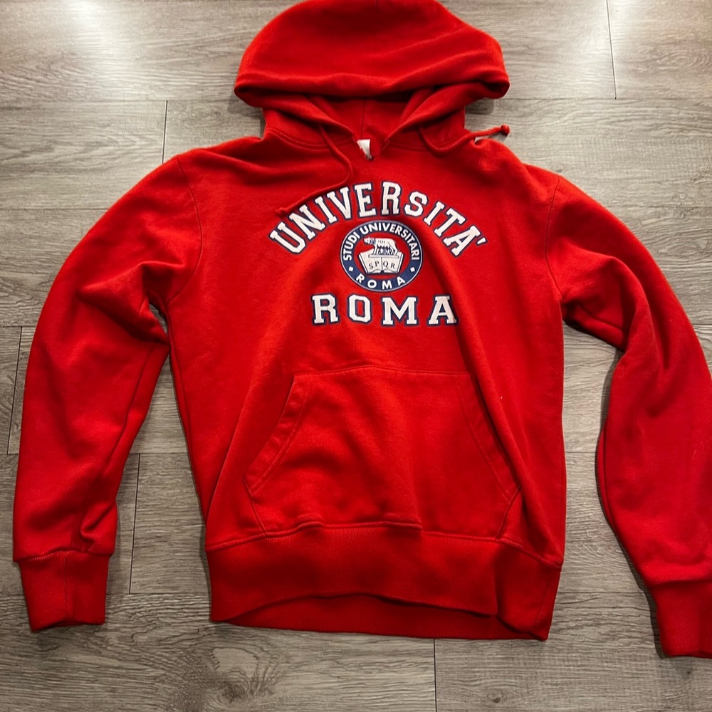 Superdry Red Collegiate Sweatshirt Hoodie